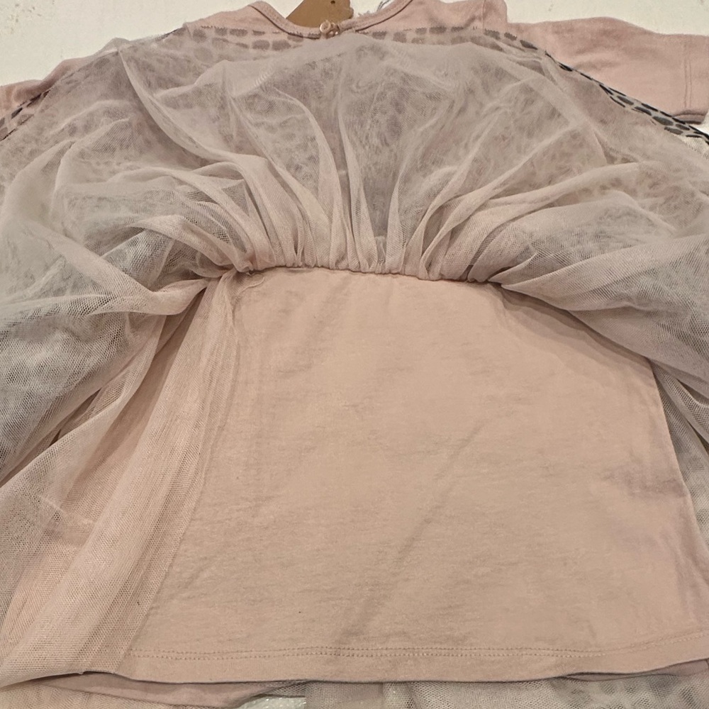 Huxbaby Pink and Gray Bear Dress - Picture 10 of 12